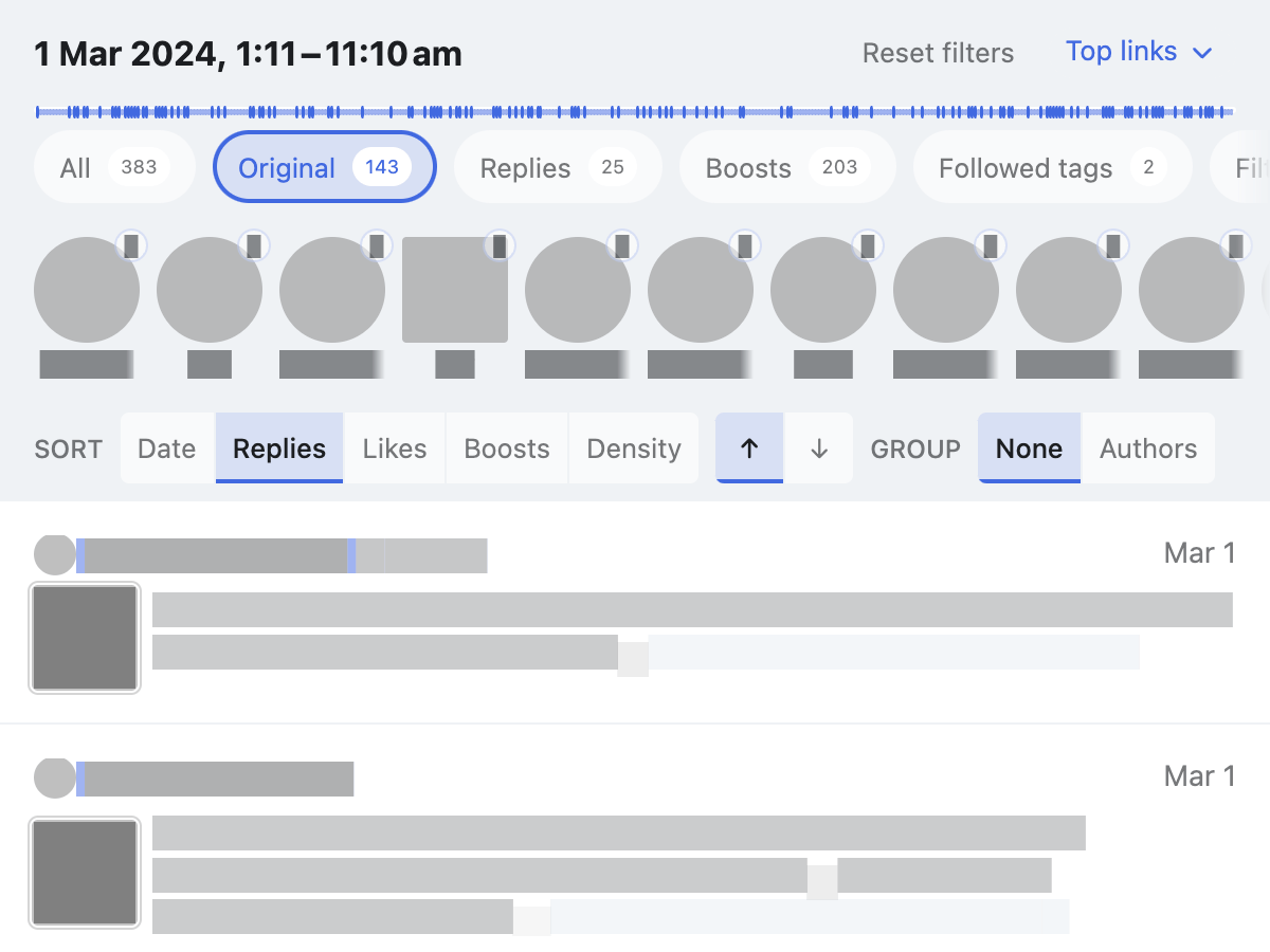 Screenshot of Catch-up